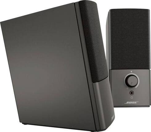 Front. Bose - Companion 2 Series III Multimedia Speaker System (2-Piece) - Black.