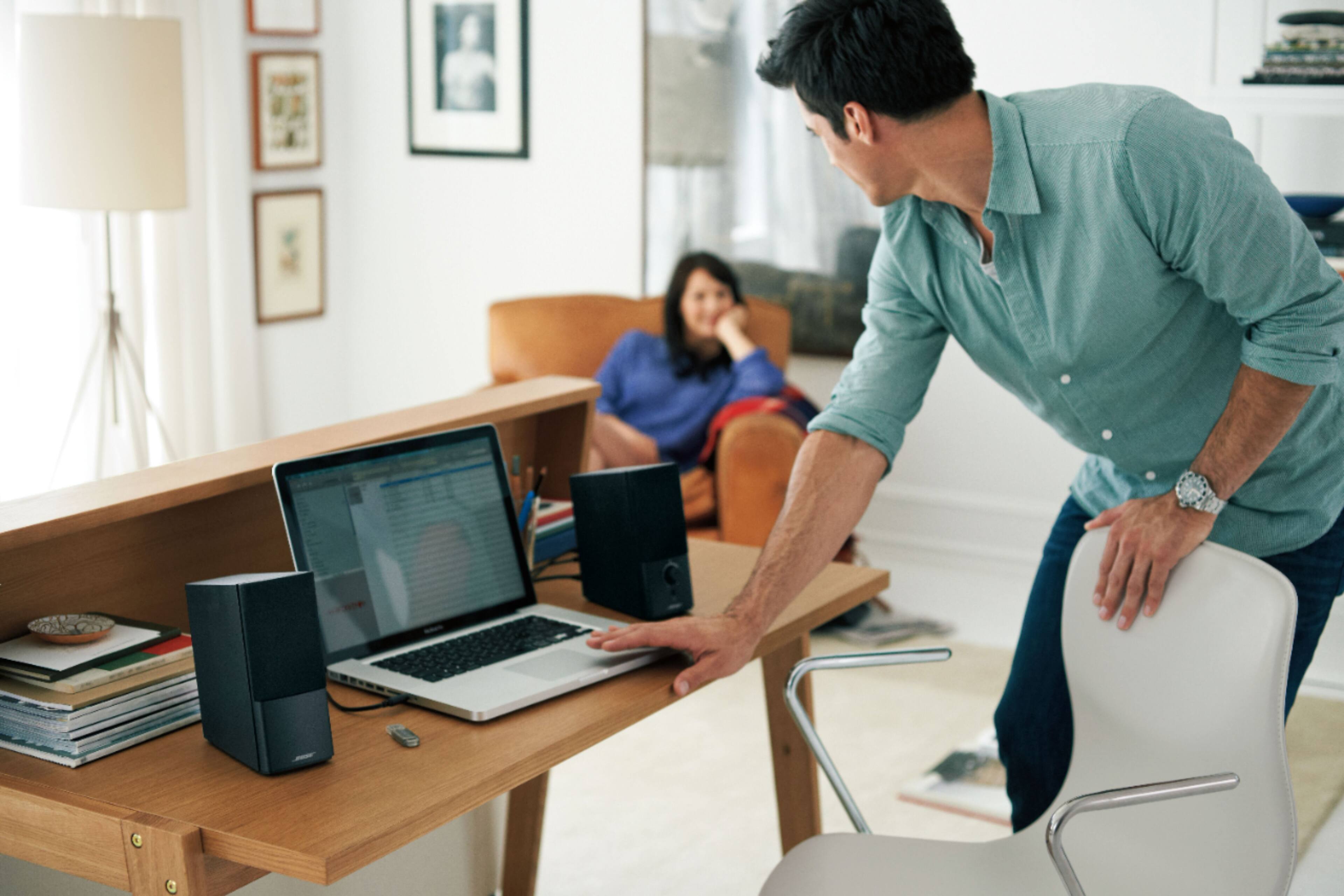 Alt View 14. Bose - Companion 2 Series III Multimedia Speaker System (2-Piece) - Black.