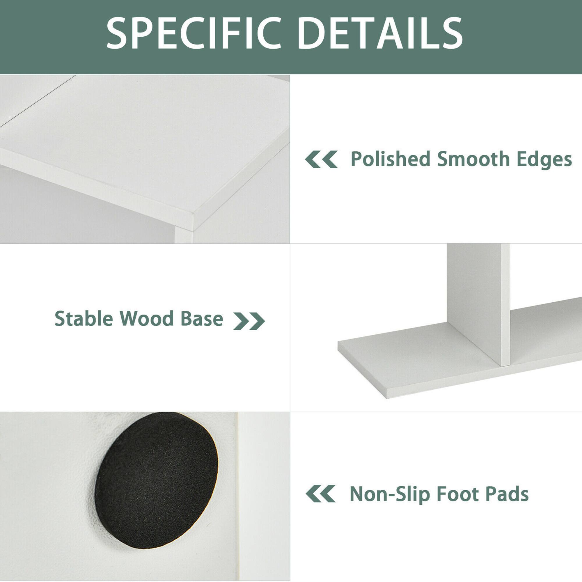 Specific Details: Polished Smooth Edges, Stable Wood Base, Non-Slip Foot Pads