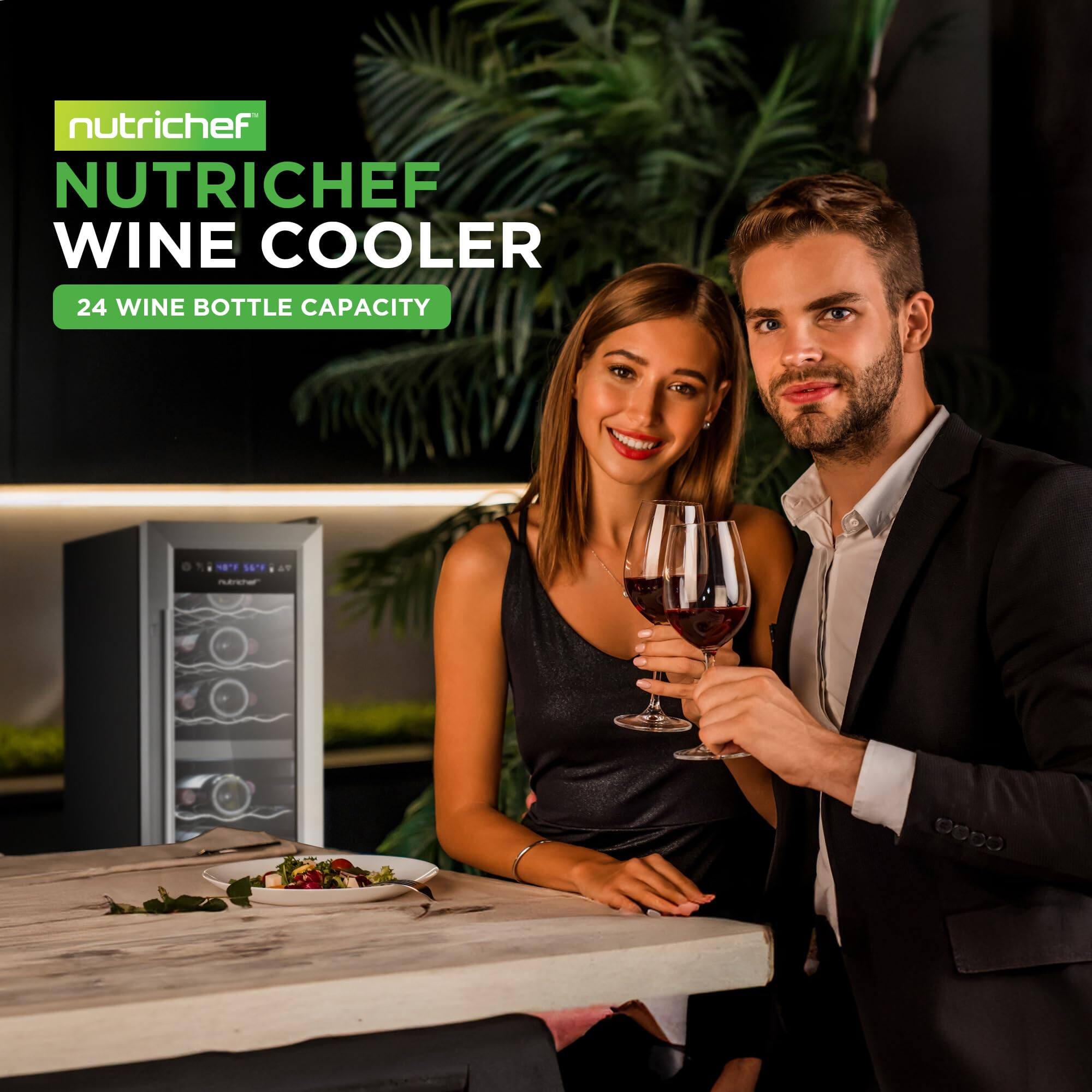 nutrichef  
NUTRICHEF WINE COOLER  
24 WINE BOTTLE CAPACITY