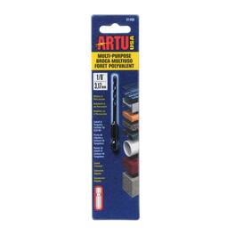 ARTU - 1/8 in. X 2-7/8 in. L Tungsten Carbide Tipped Drill Bit Quick-Change Hex Shank 1 pc