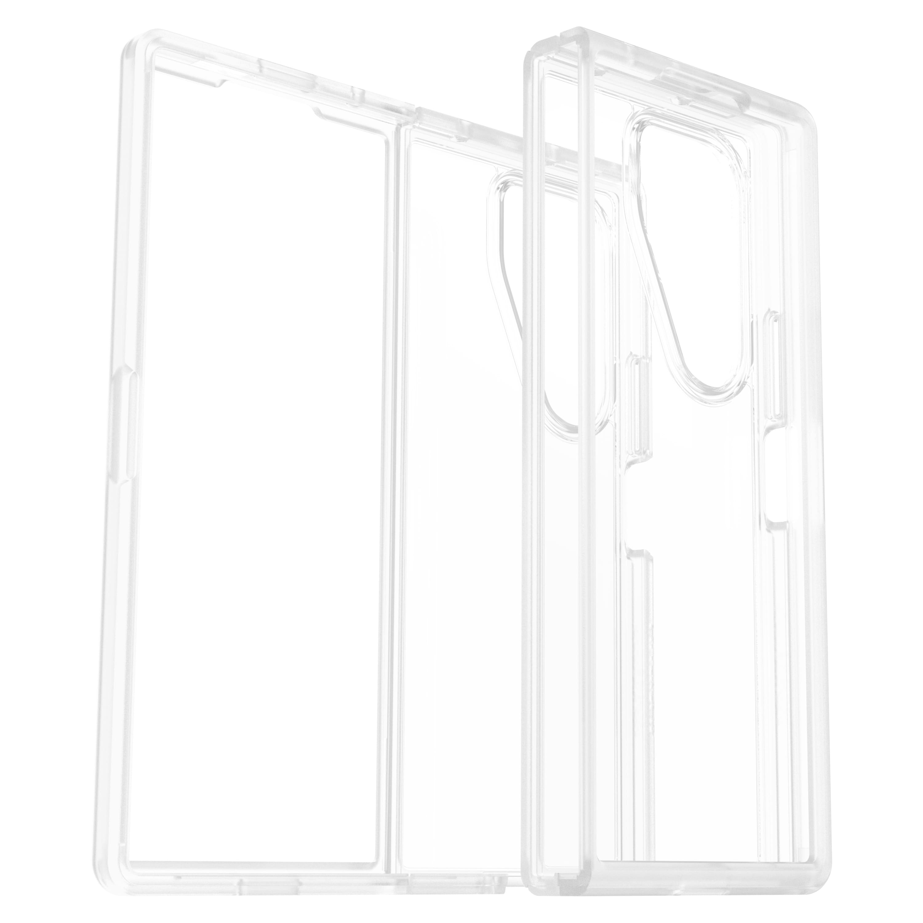 Front. OtterBox - Thin Flex Series Carrying Case for Samsung Galaxy Z Fold6 - Clear.