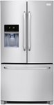 Front Zoom. Frigidaire - 26.7 Cu. Ft. French Door Refrigerator with Thru-the-Door Ice and Water - Stainless steel.