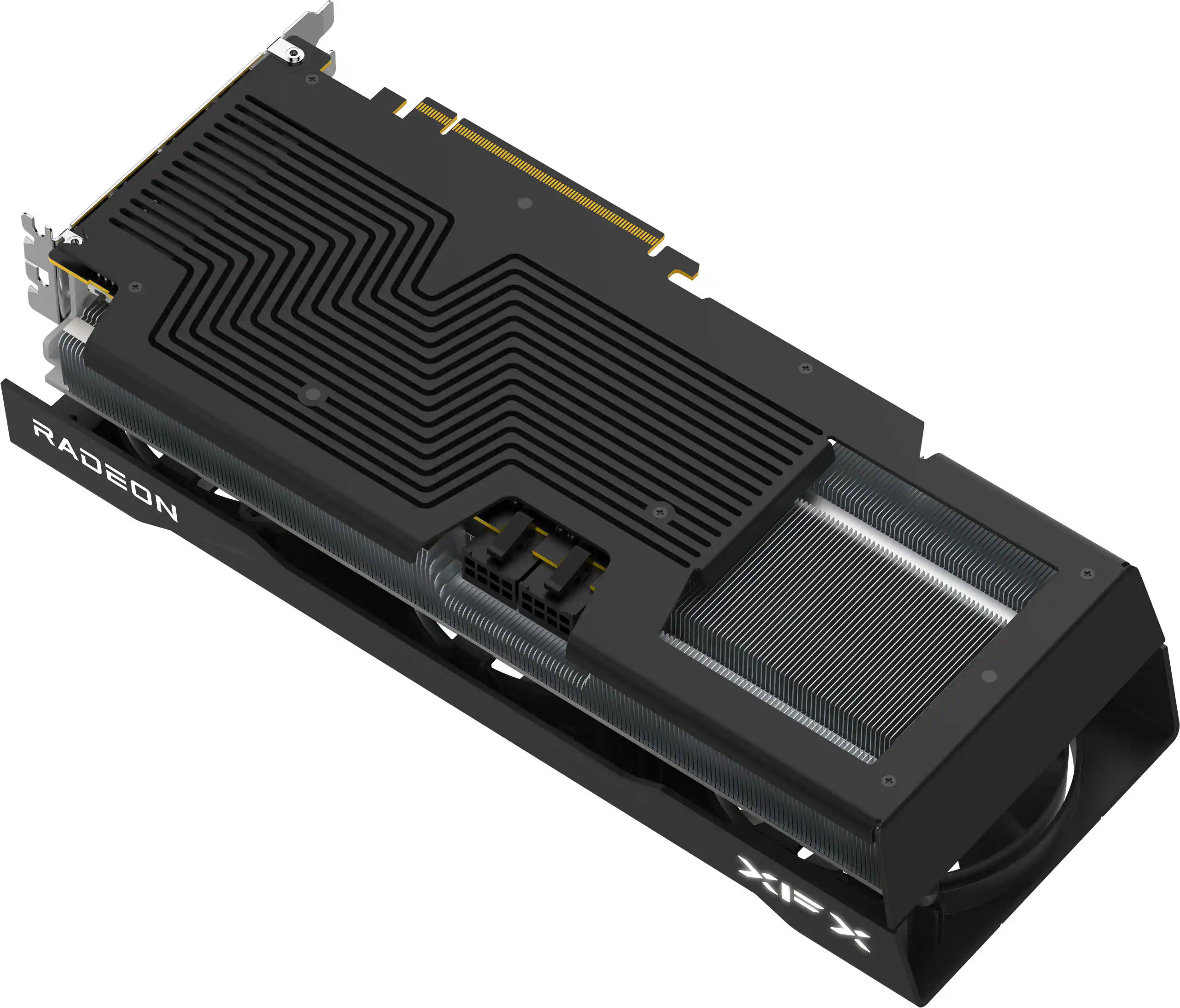 Alt View 2. XFX - Swift AMD Radeon RX 9070GRE Triple Fan Gaming Edition with 12GB GDDR6 HDMI 3xDP, AMD RDNA 4 - Black.