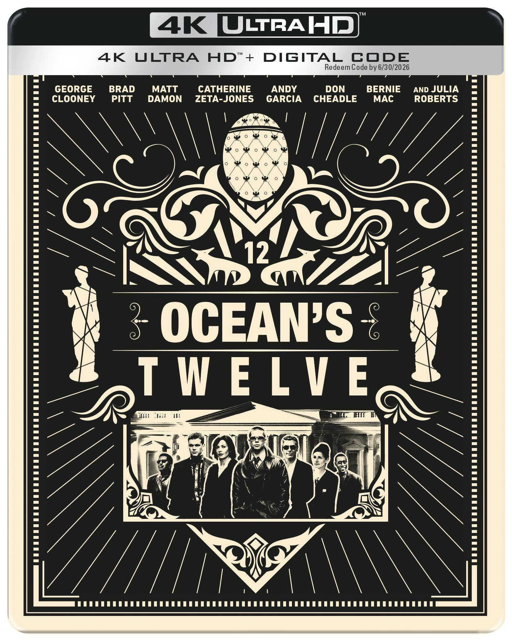 Angle. Ocean's Twelve (Limited Edition 4K Steelbook) [UHD].