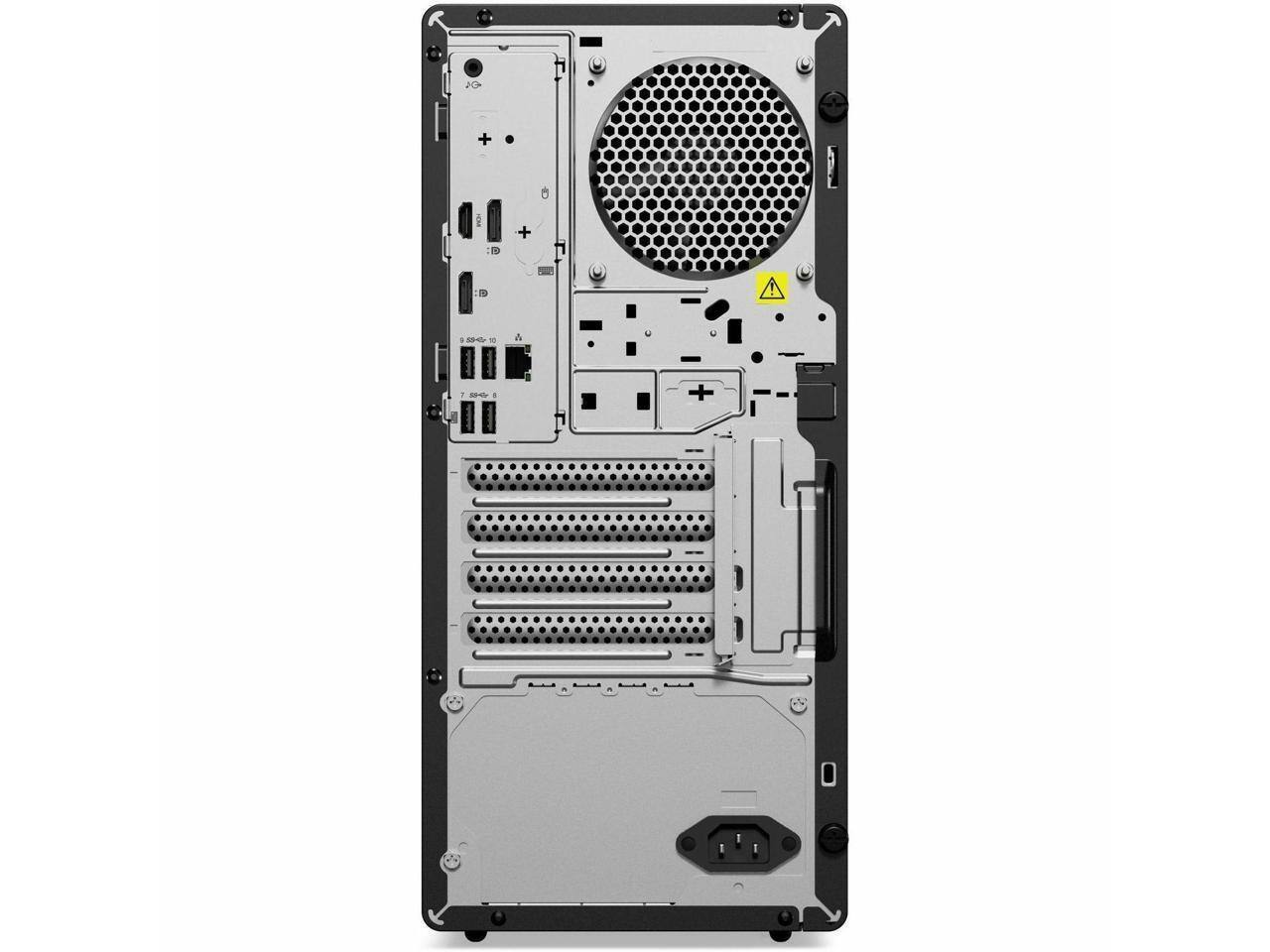 Alt View 2. Lenovo - ThinkCentre M90t Gen 5 Desktop - i7-14700, 16GB, 512GB SSD, UHD 770, Win 11 Pro, Wi-Fi 6E - Black.