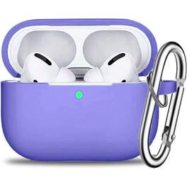 Entronix - Silicone Case for AirPods Pro 1st & 2nd Generation - Soft-Touch Design - Purple