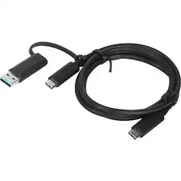 Lenovo - Hybrid USB-C With USB-A Cable
