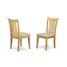 East West Furniture - Dining Room Set Oak - Brown