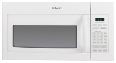 Hotpoint - 1.6 Cu. Ft. Over-the-Range Microwave - White - Front_Zoom
