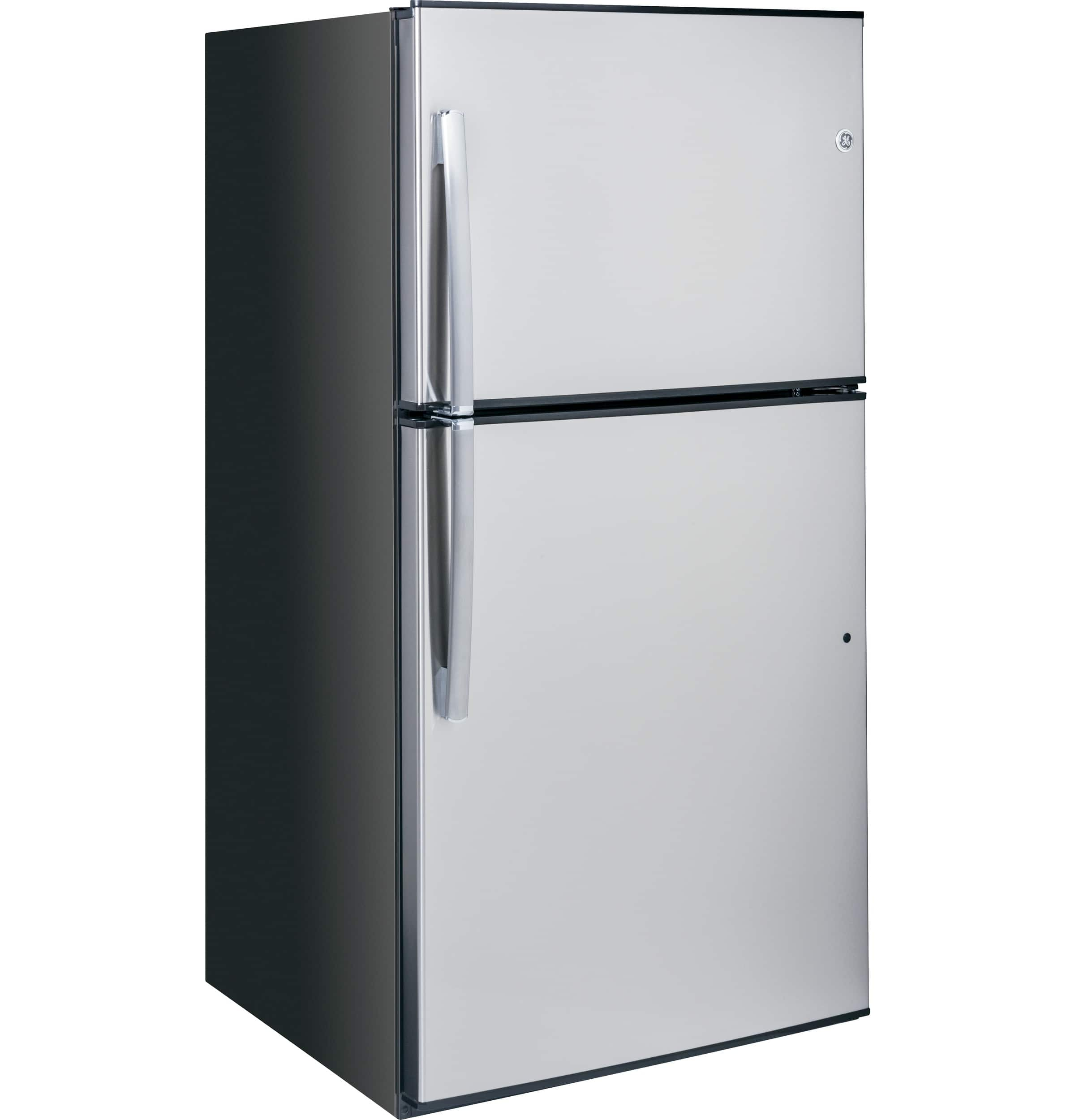 Best Buy: GE 21.2 Cu. Ft. Top-Freezer Refrigerator GTE21GSHSS