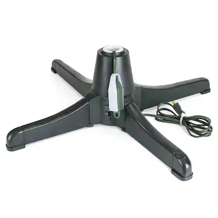 Front. Best Choice Products - Best Choice Products 360-Degree Rotating Christmas Tree Stand for Up To 7.5ft Artificial Tree w/ 3 Settings - Black.