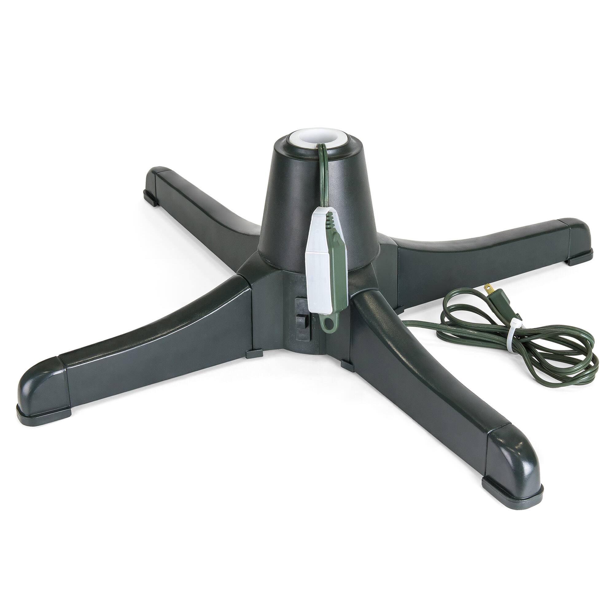 Front. Best Choice Products - Best Choice Products 360-Degree Rotating Christmas Tree Stand for Up To 7.5ft Artificial Tree w/ 3 Settings - Black.