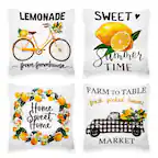 1. LEMONADE from farmhouse
2. SWEET Summer TIME
3. Home Sweet Home
4. FARM TO TABLE fresh picked lemons MARKET