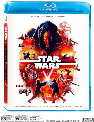 Front. Star Wars: Prequel Trilogy - BLU-RAY.