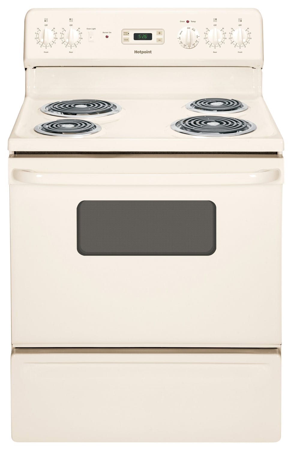 Front. Hotpoint - 5.0 Cu. Ft. Freestanding Electric Range.