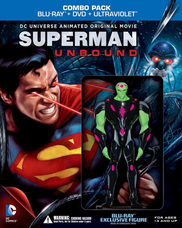  Superman: Unbound [Includes Digital Copy] [Blu-ray/DVD] [Includes Brainiac Figurine] [2013]