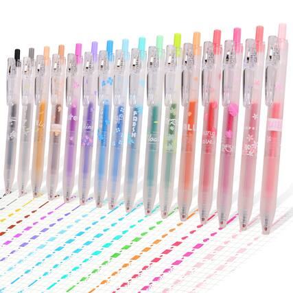 Sure, here is the corrected and grouped text from the image:
1. **Flowers**
- Bloom
- Fresh
- Local
- Love
- Spring
- Aroma
- Petal
- Rose
2. **Nature**
- Forest
- Green
- Leaf
- Tree
- Earth
- Grass
3. **Colors**
- Pink
- Blue
- Green
- Orange
- Purple
- Red
4. **Other**
- Doodle
- Sketch
This text is derived from the labels on the markers in the image.