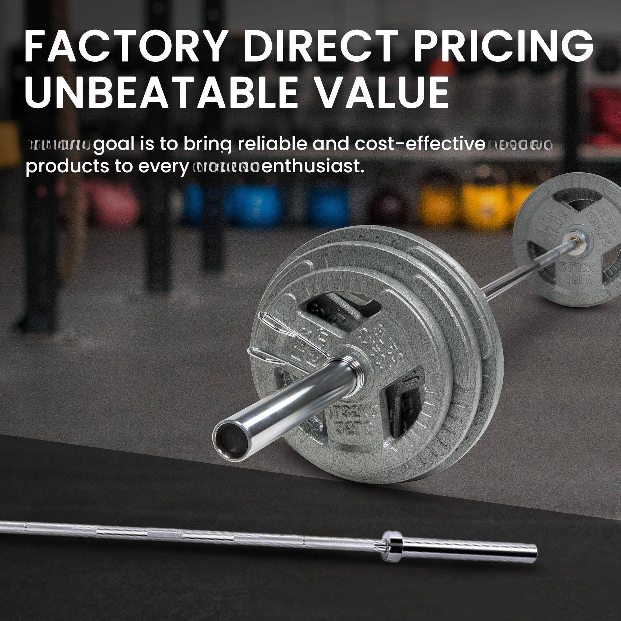 FACTORY DIRECT PRICING  
UNBEATABLE VALUE  

Our goal is to bring reliable and cost-effective weightlifting products to every weightlifting enthusiast.