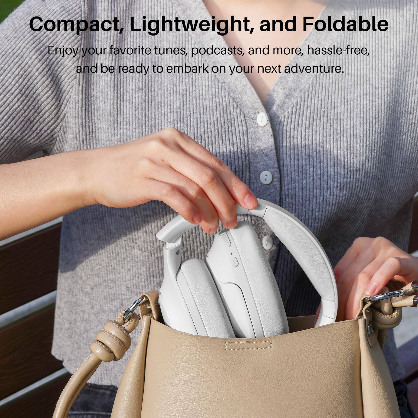 Compact, Lightweight, and Foldable

Enjoy your favorite tunes, podcasts, and more, hassle-free, and be ready to embark on your next adventure.