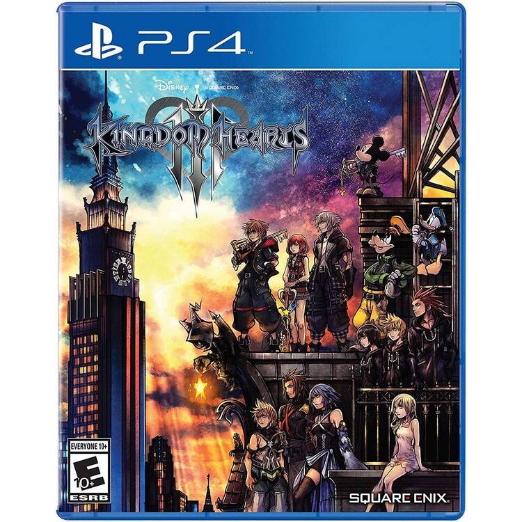 PS4 Disney KINGDOM HEARTS III SQUARE ENIX. EVERYONE 10+ E 10 ESRB