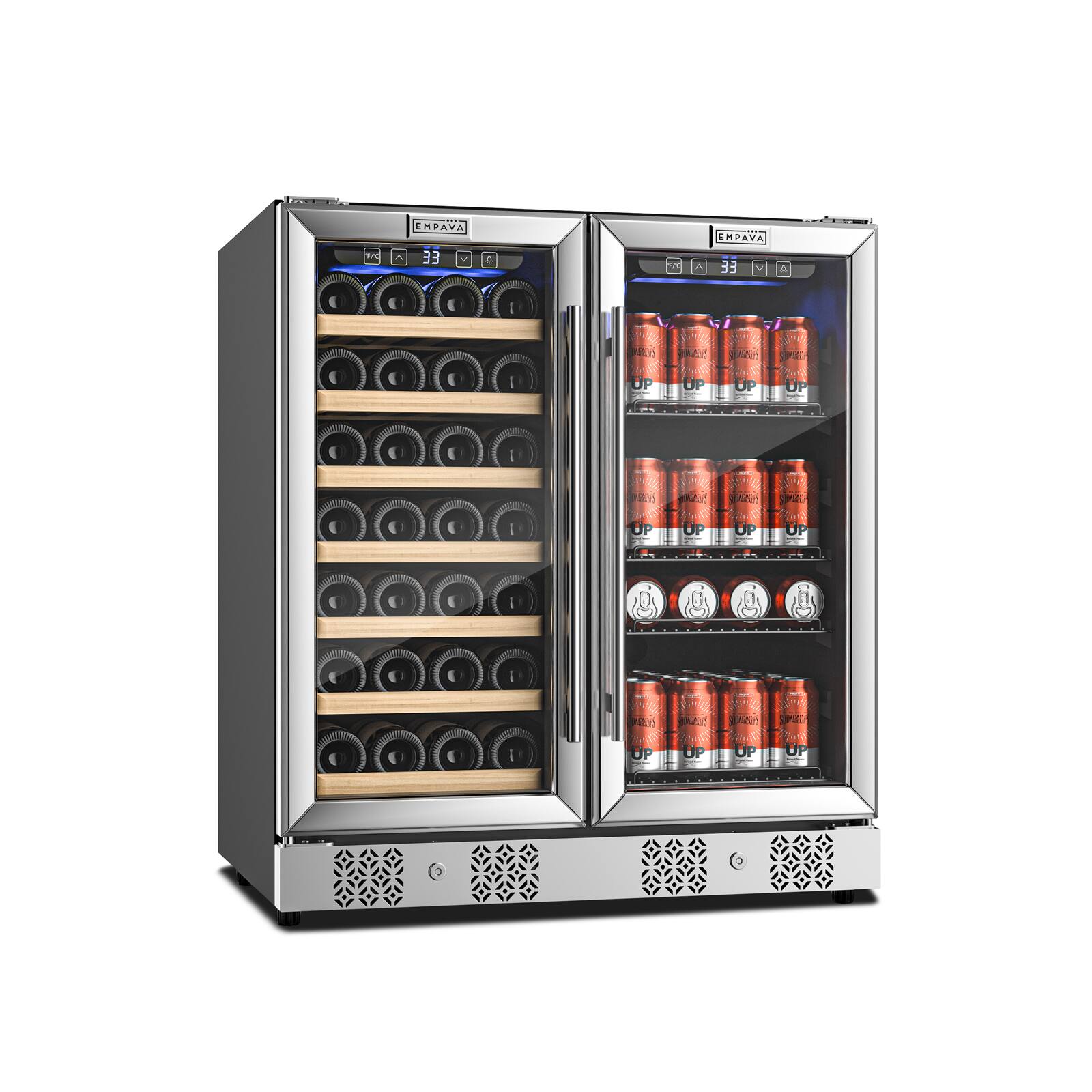 The text on the image reads "JP Optima 33 & 33 Degree Cans."