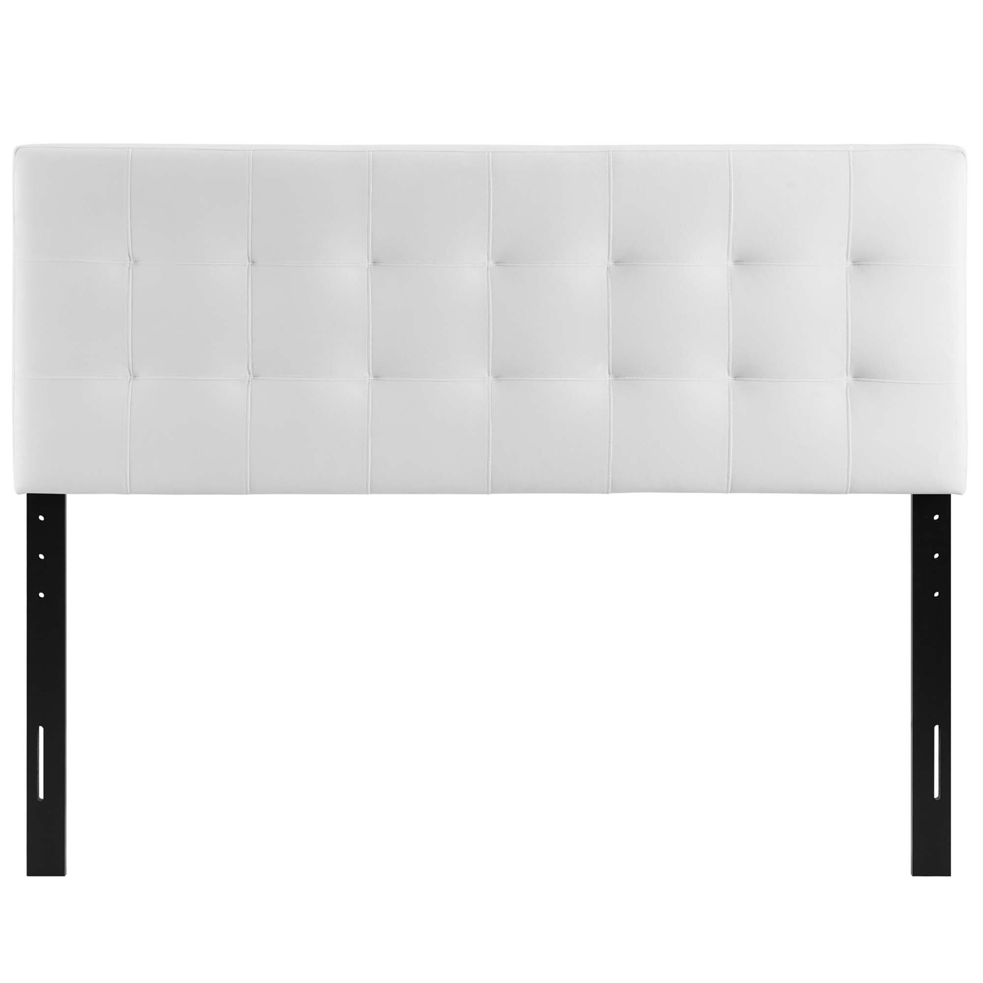 Alt View 2. Modway - Lily Biscuit Tufted Performance Velvet Queen Headboard by Modway - White.