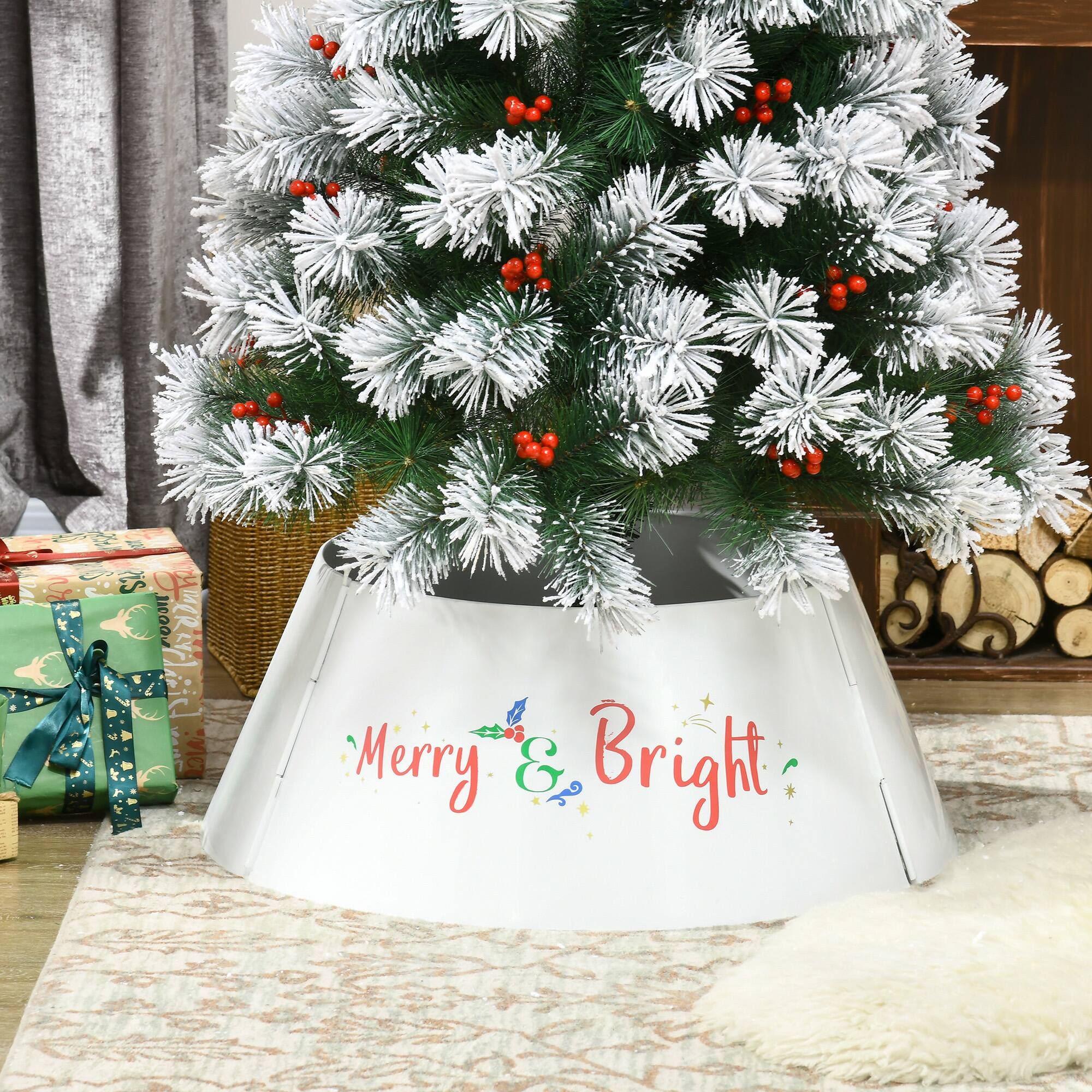 The text on the image is: "Merry & Bright".