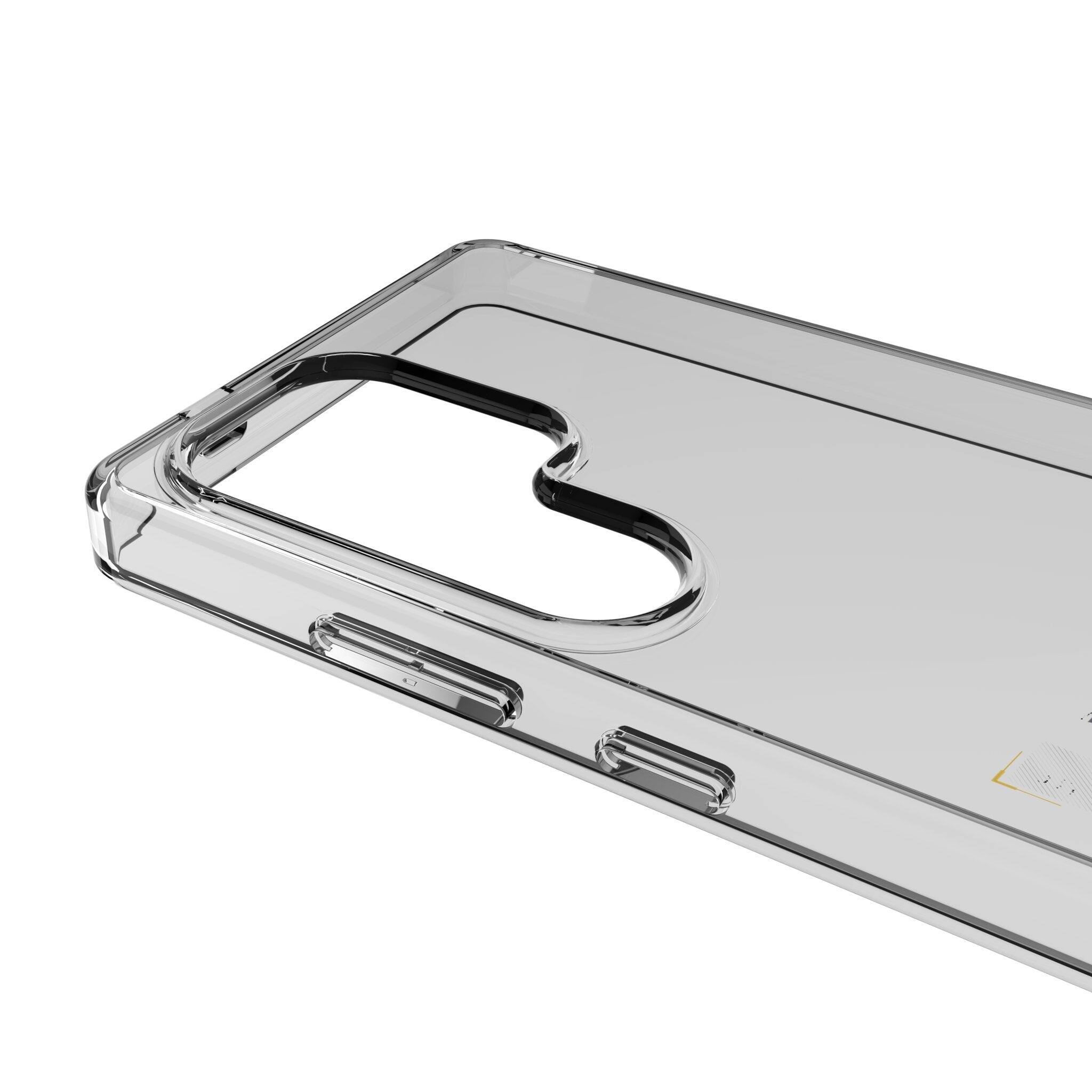 Left. Keyscaper - Marvel Badge Clear Phone Case - Samsung Galaxy S21 Plus - Thunderbolts 1.