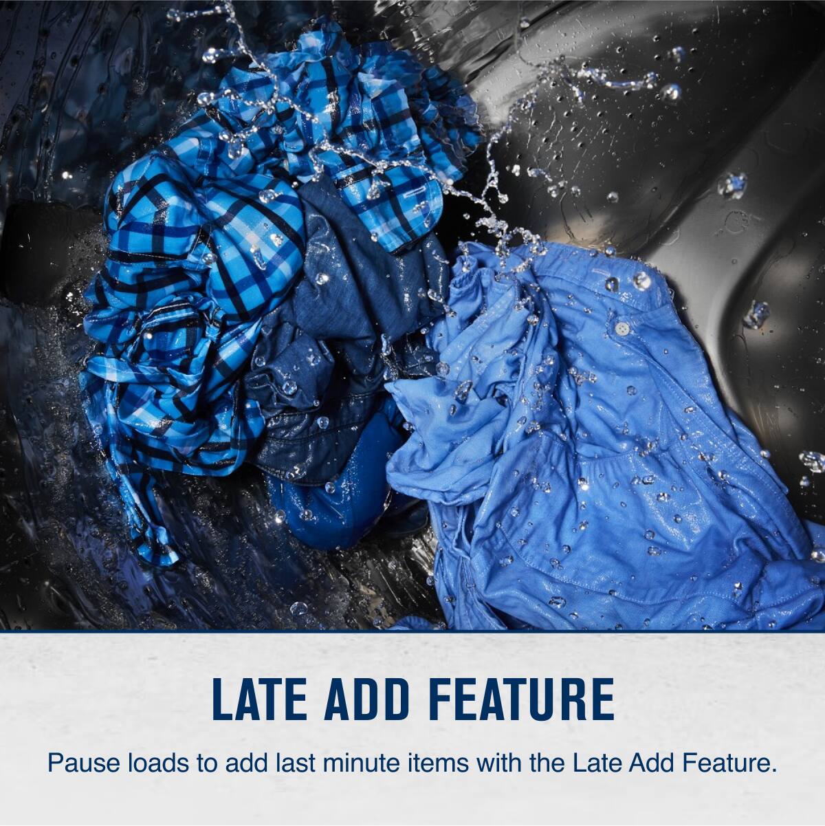 LATE ADD FEATURE

Pause loads to add last minute items with the Late Add Feature.
