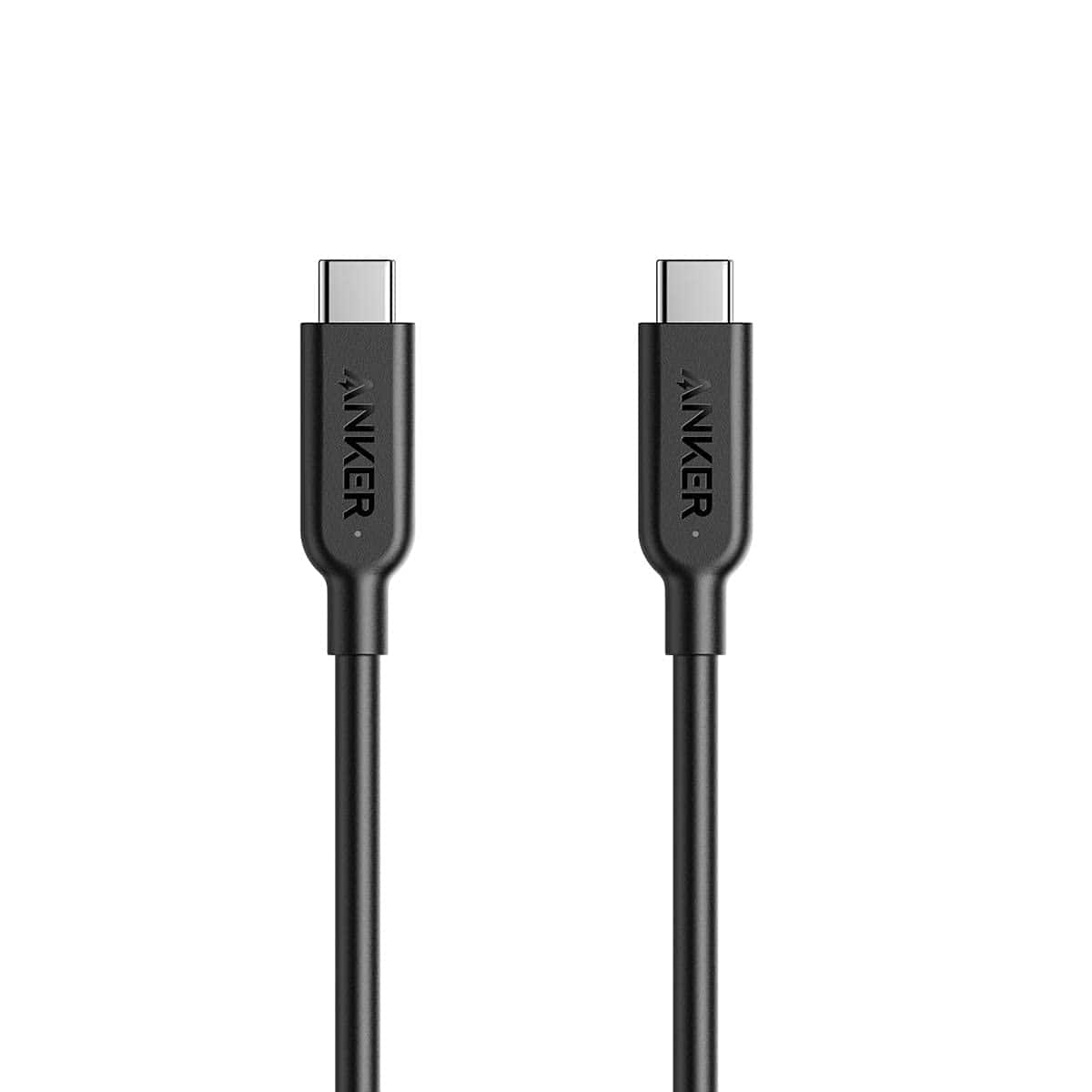 Anker - USB-C to USB-C 3.1 Gen 2 Cable (3ft) with Power Delivery - Black