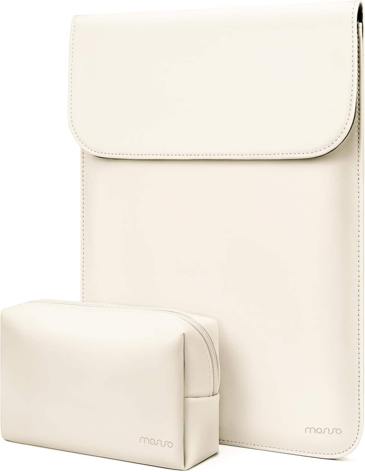 mosiso - Faux Suede Leather Laptop Sleeve Case 13.3 Inch with Accessory Pouch for MacBook Neo 13 / Air Pro 13 14 M5 M4 M3 M2 M1 - Beige price history on PriceWatchPro