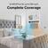 12,000 BTUs for up to 550 sq.ft.
Complete Coverage