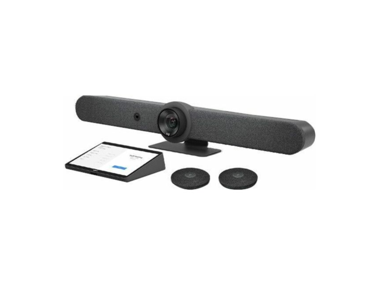 Front. Logitech - Logitech Rally Bar Room Kit - Black   991-000534 - Black.