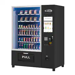 Koolmore - Refrigerated Vending Machine with 21.5 Inch Touch Display, Elevator-Lift Dispensing, Bill Acceptor and CC Reader, Wifi - Black