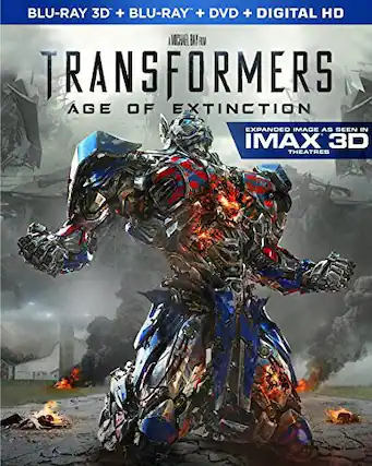 Front. Transformers: Age of Extinction - BLU-RAY 3-D.