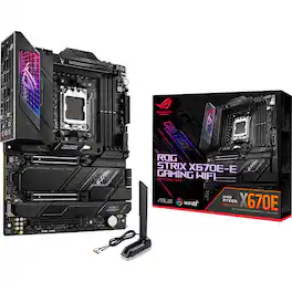 ASUS - ROG Strix X670E-E Gaming Socket AM5 Motherboard ROG STRIX X670E-E