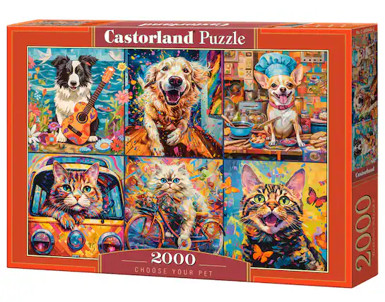 Castorland Puzzle, No. C-200948-2, 2000, Choose Your Pet, Castorland, 36.2x26.8, 2000, CIc