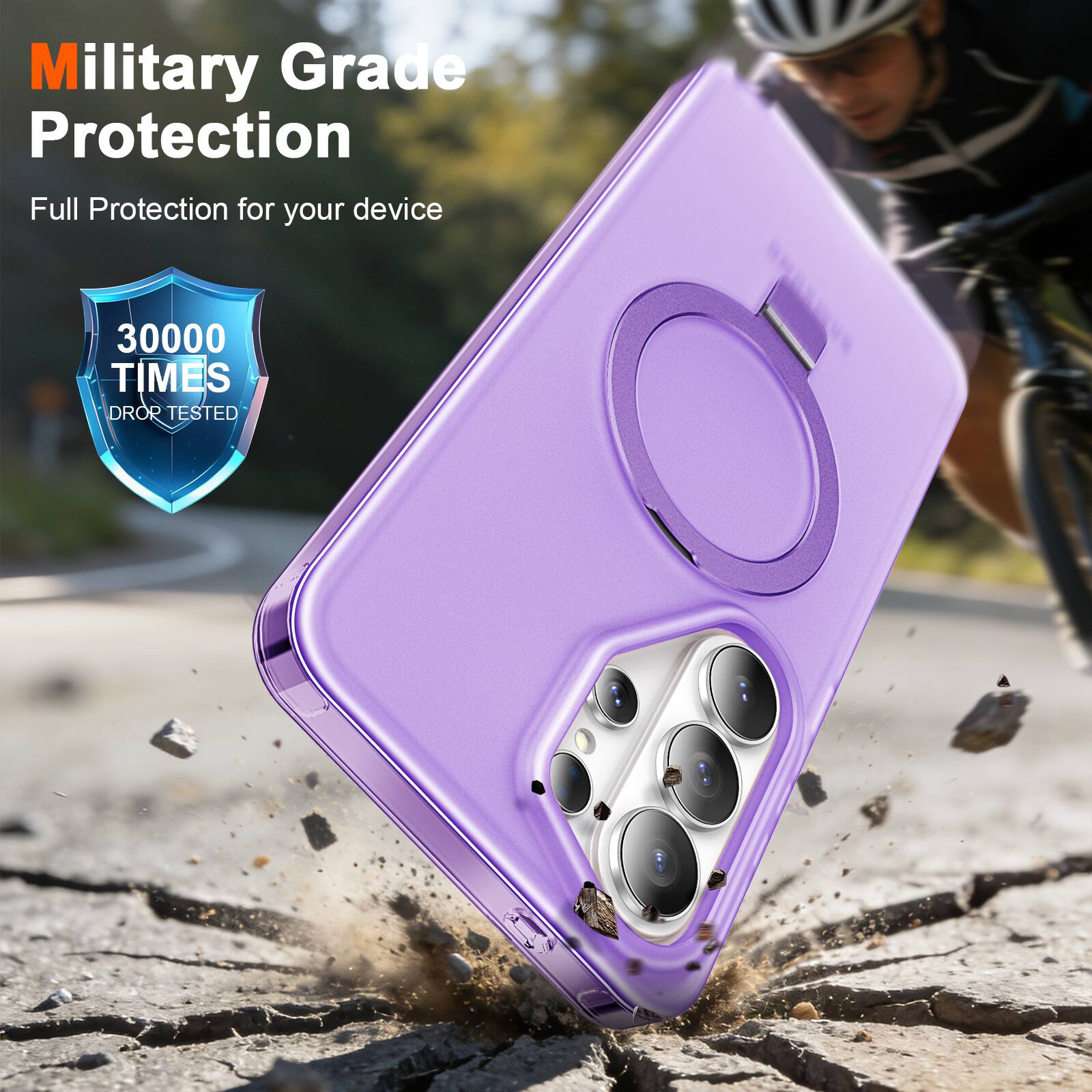 Military Grade Protection  
Full Protection for your device  
30000 TIMES DROP TESTED