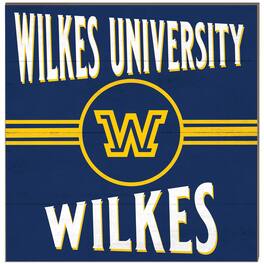 Jardine - Wilkes Colonels 10" x 10" Retro Team Sign - Navy