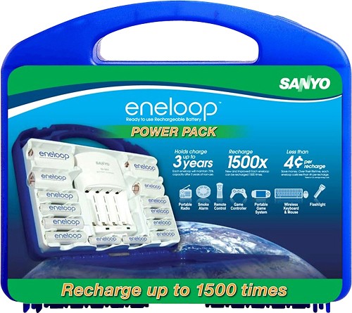  eneloop - Power Pack NiMH/NiCad AA/AAA Battery Charger Kit