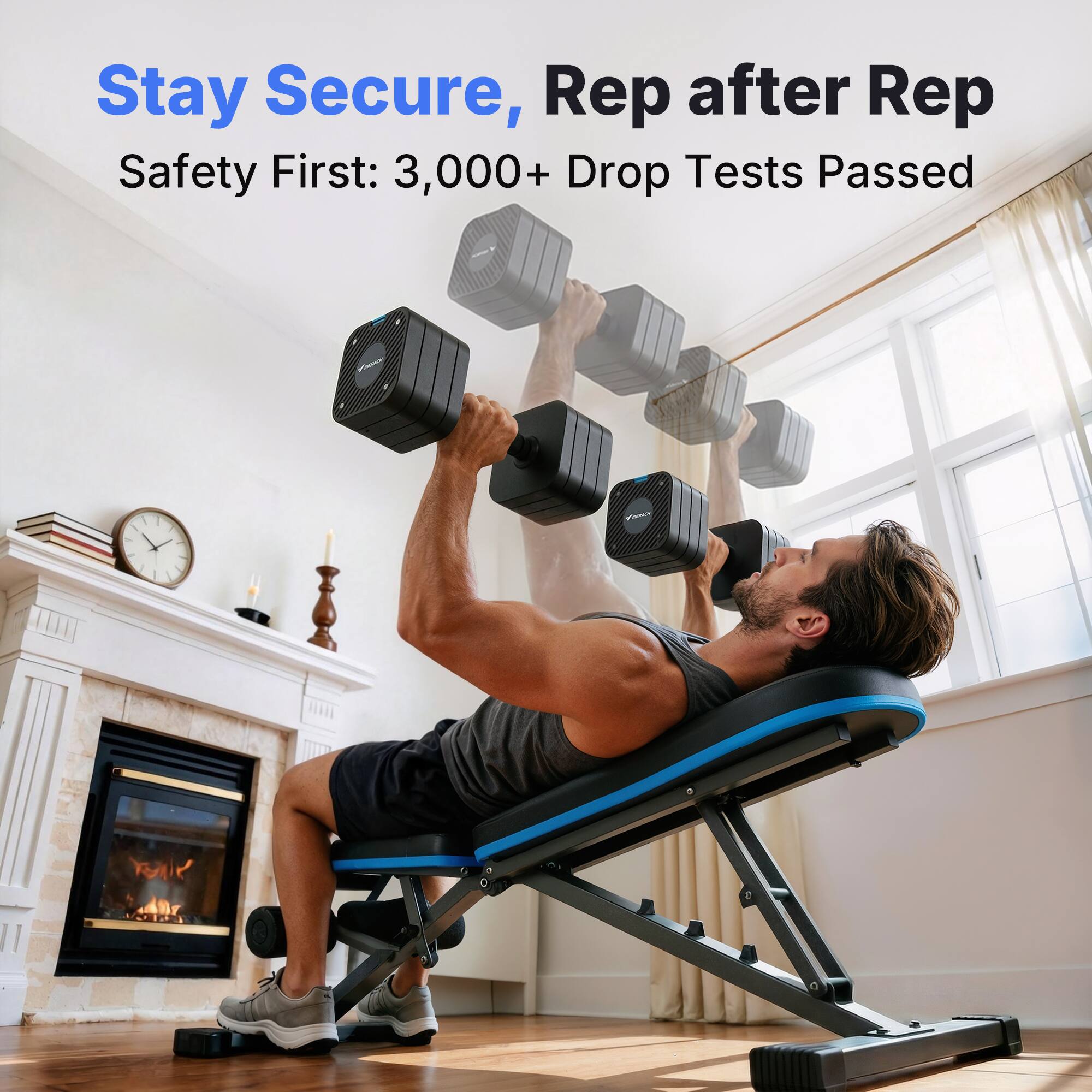 Stay Secure, Rep after Rep  
Safety First: 3,000+ Drop Tests Passed