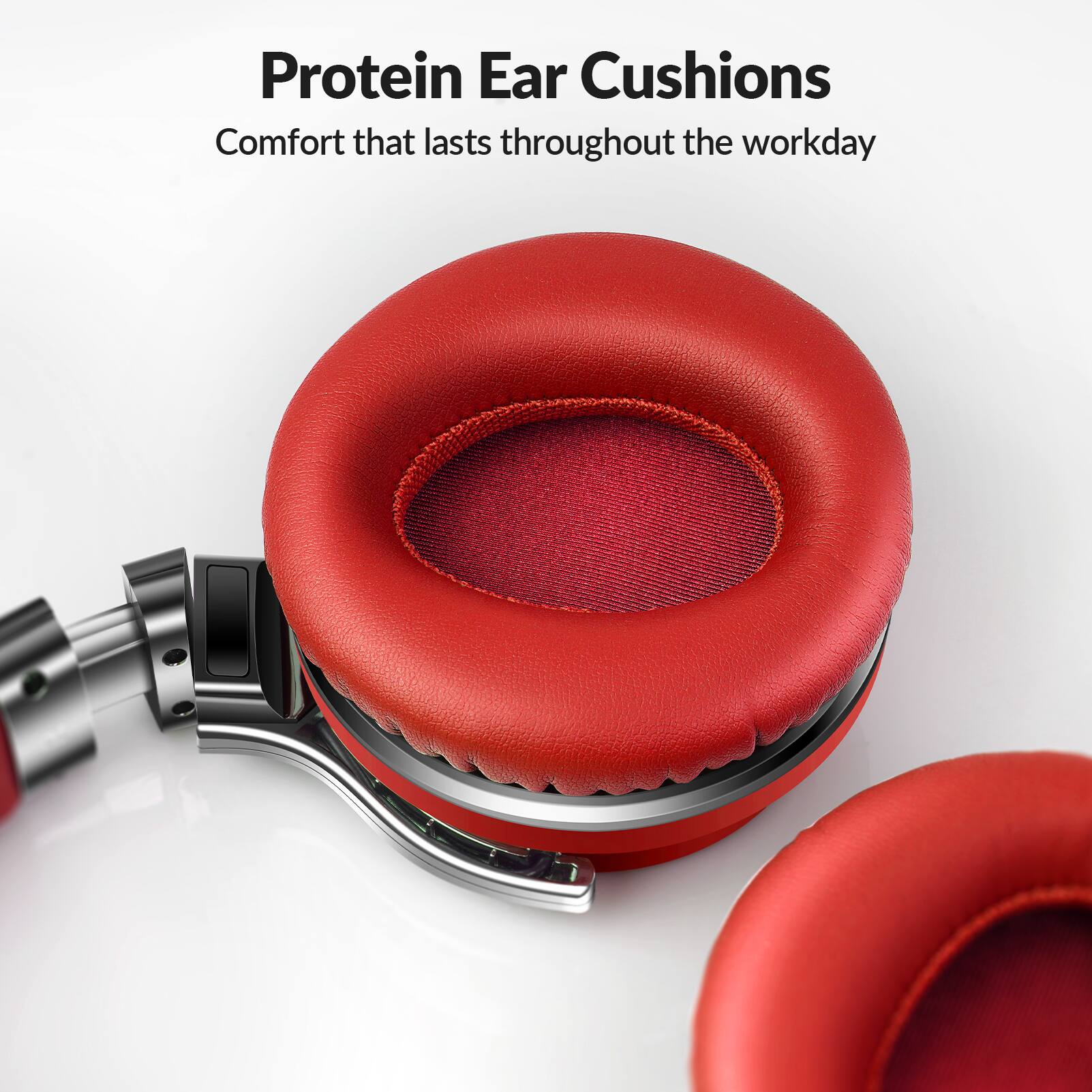 Protein Ear Cushions  
Comfort that lasts throughout the workday