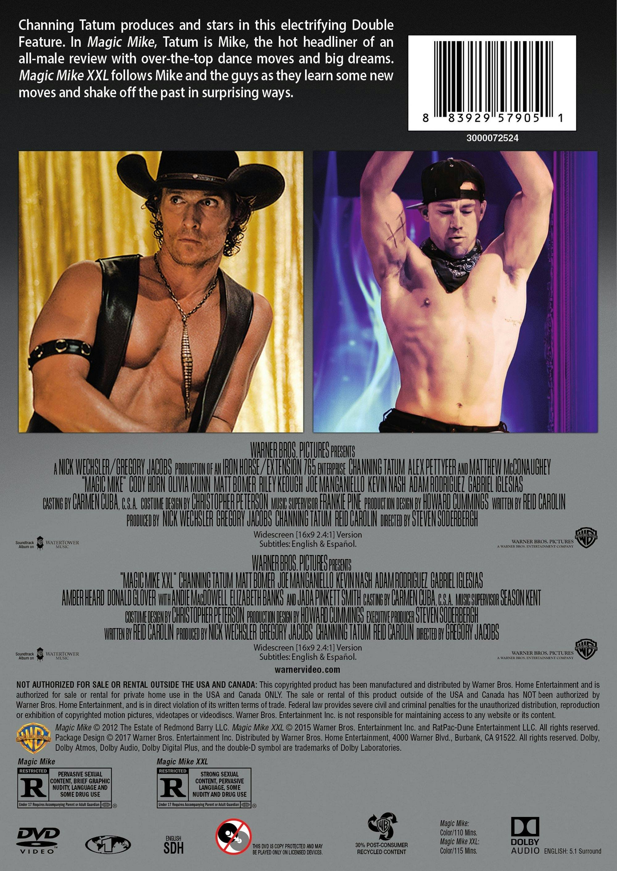 Angle. Magic Mike/Magic Mike XXL (DVD Double Feature) [DVD].