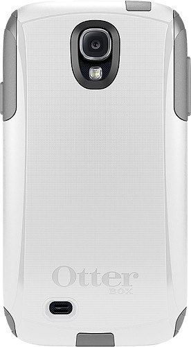  OtterBox - Commuter Series Case for Samsung Galaxy S 4 Mobile Phones - Gray/White