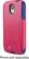 Front. OtterBox - Commuter Series Case for Samsung Galaxy S 4 Mobile Phones - Blue/Raspberry.