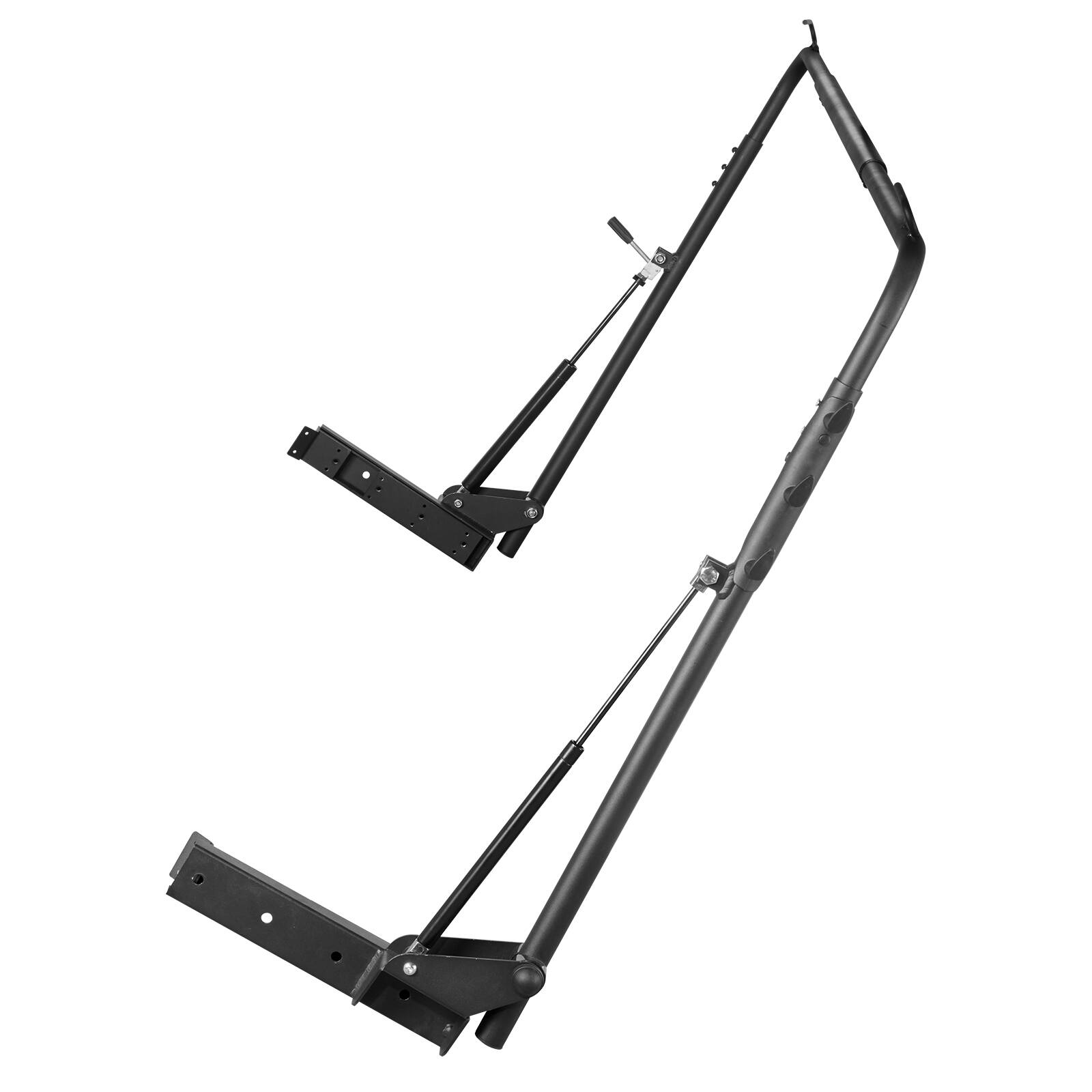 Alt View 5. VEVOR - Hydraulic Hot Tub Cover Lift, Spa Cover Lift, Adjustable Width from 69 in to 96.5 in, Mounts on Both Top Sides - Black.