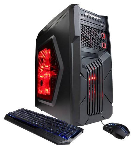  CyberPowerPC - Gamer Supreme Desktop - Intel Core i7 - 16GB Memory - 2TB Hard Drive + 120GB Solid State Drive - Black/Red