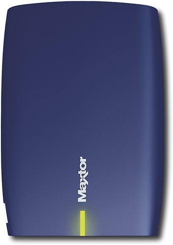 Best Buy: Maxtor 320GB External USB 2.0 Portable Hard Drive Cobalt