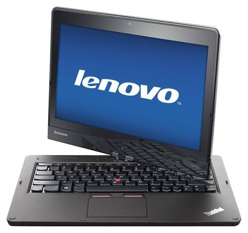 Front Standard. Lenovo - ThinkPad Twist Ultrabook 2-in-1 12.5" Touch-Screen Laptop - 8GB Memory - 500GB Hard Drive - Black.